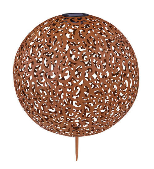 SOLARLEUCHTE - Rostfarben, Basics, Metall (40/50cm) - Globo