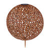 SOLARLEUCHTE 40/50 cm   - Rostfarben, Basics, Metall (40/50cm) - Globo