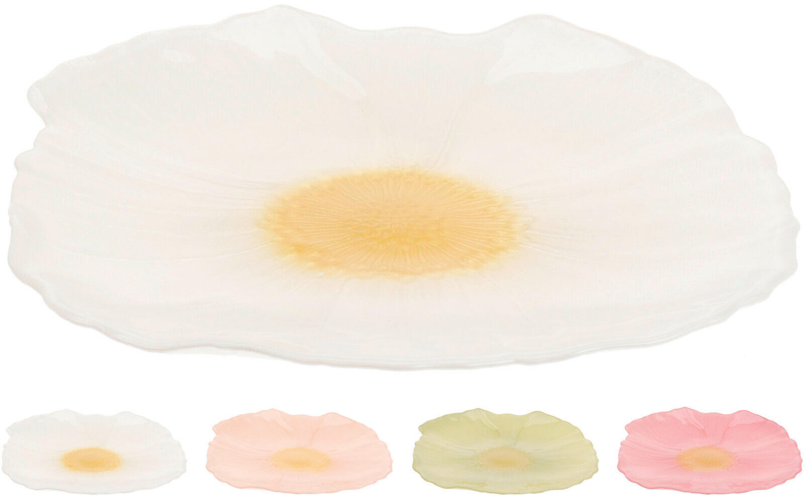 DEKORAČNÝ TANIER  - viacfarebná, Basics, sklo (28/28/2.3cm)