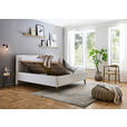 POLSTERBETT 160/200 cm  in Beige  - Eichefarben/Birkefarben, Design, Holz/Textil (160/200cm) - Xora