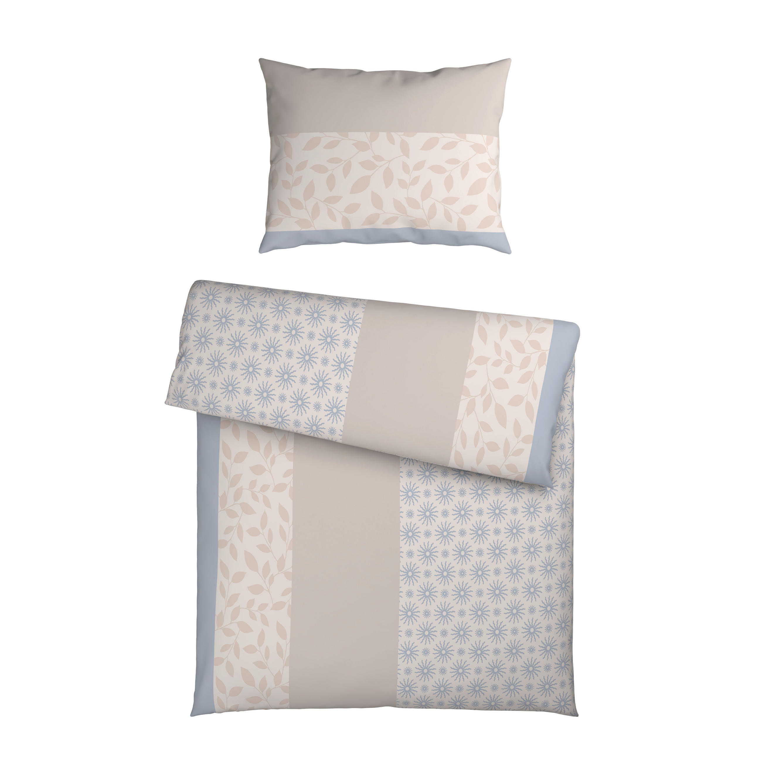 BETTWÄSCHESET 2-teilig Satin 160/210 cm  - Multicolor, Konventionell, Textil (160/210cm) - Novel