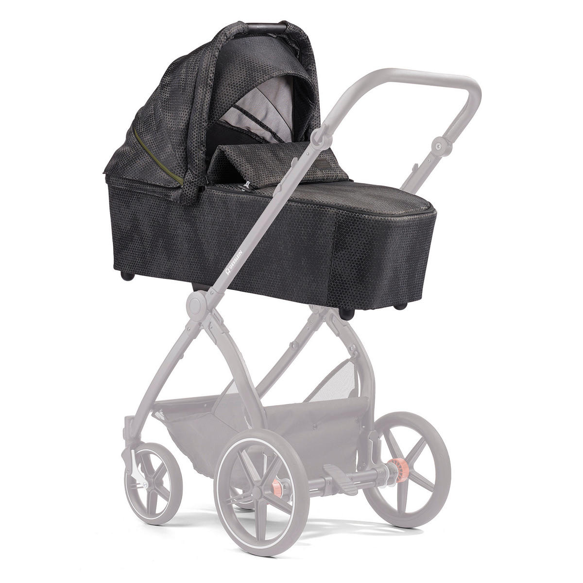 KINDERWAGENSET FX4 Classic  - Schwarz, Basics, Textil/Metall (57/129/100cm) - Gesslein