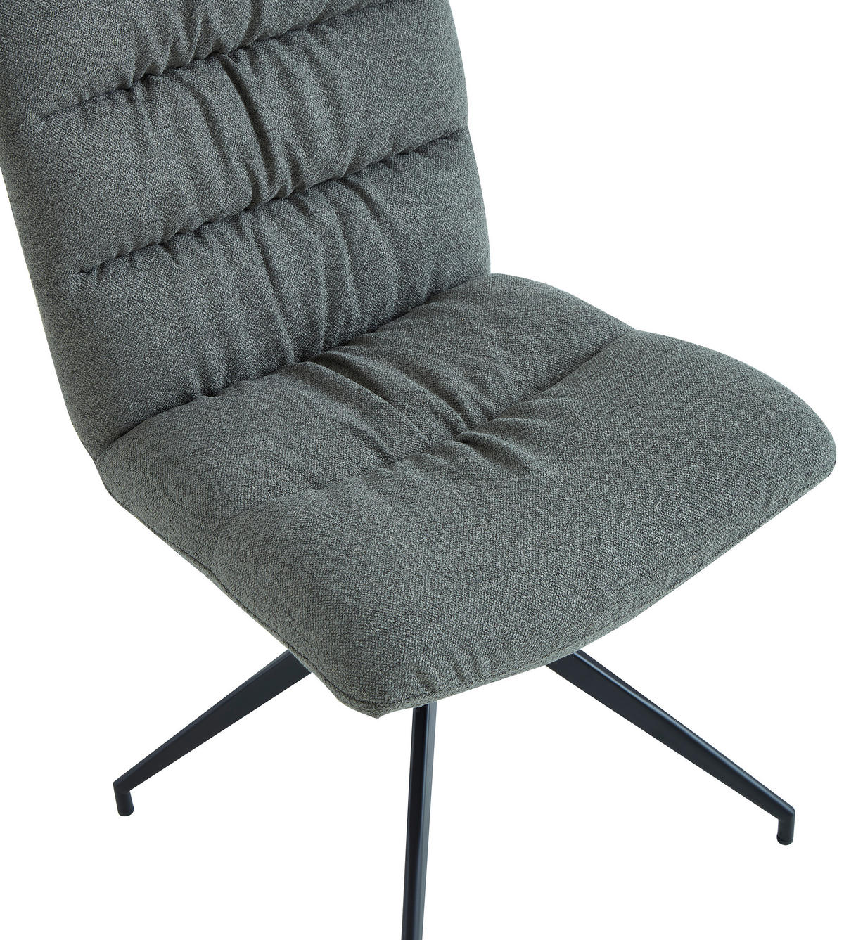 STUHL - Schwarz/Grün, Design, Textil/Metall (51/86/64cm) - Dieter Knoll