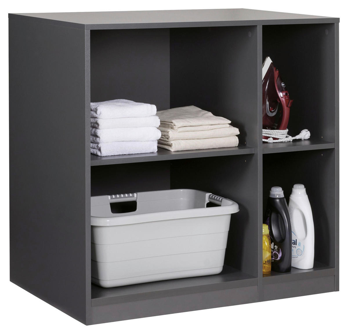 HAUSWIRTSCHAFTSRAUM 99/208/68 cm  in Anthrazit  - Anthrazit, MODERN, Holzwerkstoff (99/208/68cm) - home24