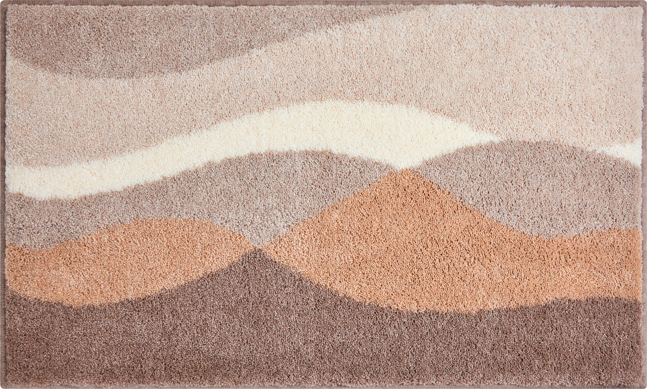 BADTEPPICH Taupe 60/100 cm - Taupe, Basics, Kunststoff/Textil (60/100cm) - Grund