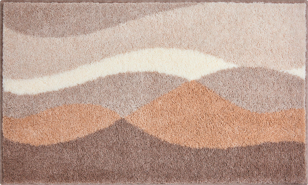 KOBERČEK DO KÚPEĽNE, 60/100 cm - sivohnedá, Basics, textil/plast (60/100cm) - Grund