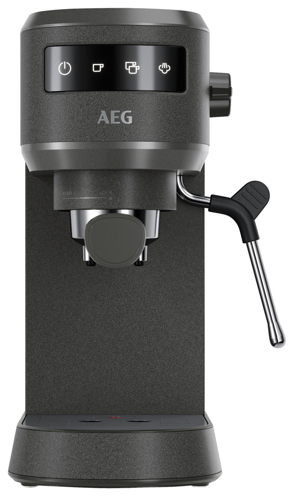 ESPRESSOMASCHINE  - Schwarz, Basics, Kunststoff/Metall (14,7/30,4/41,2cm) - AEG