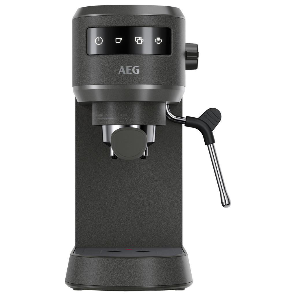 Thumbnail - AEG Espressomaschine, Schwarz, Metall, Kunststoff, 1000 ml, 14.7x30.4x41.2 cm, Küchengeräte, Kaffeemaschinen & Zubehör