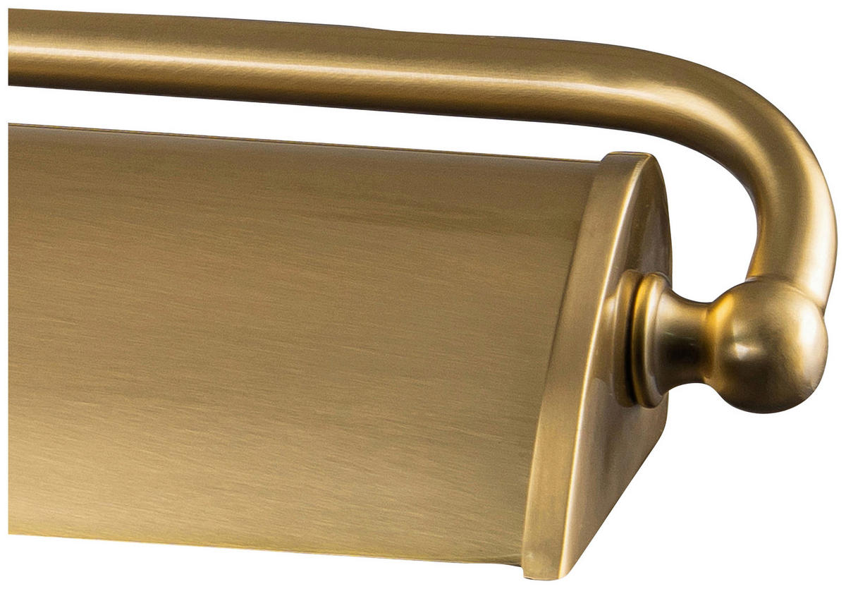 BILDERLEUCHTE Winchfield 12.7/70.3/31.8 cm  - Messingfarben/Schwarz, Konventionell, Metall (12.7/70.3/31.8cm) - Elstead Lighting