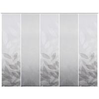 FLÄCHENVORHANG  5 Stück  halbtransparent   60/245 cm  - Grau, Natur, Textil (60/245cm) - Novel