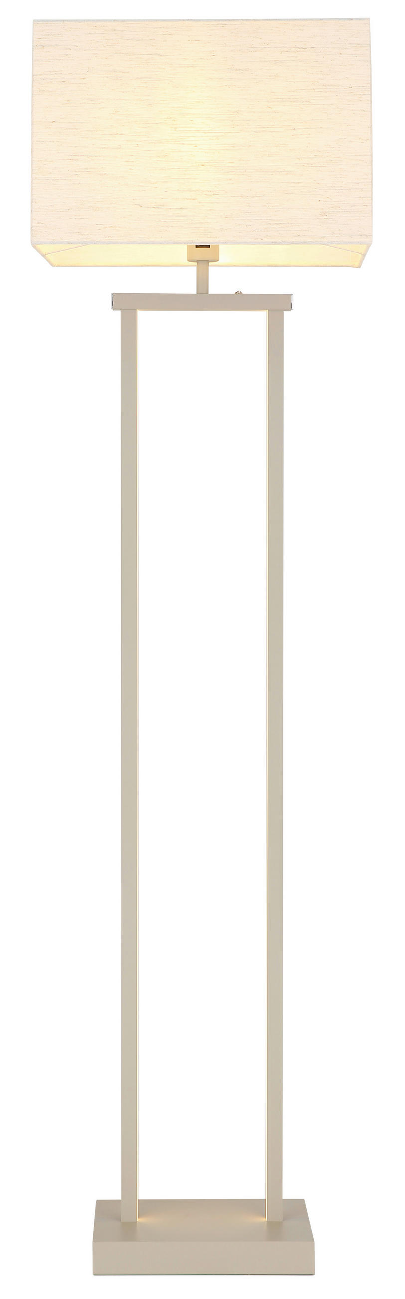 STOJEČA LED-SVETILKA  Sydney   3000 K   - naravne barve/peščene barve, Design, kovina/tekstil (40/27/153cm) - Globo