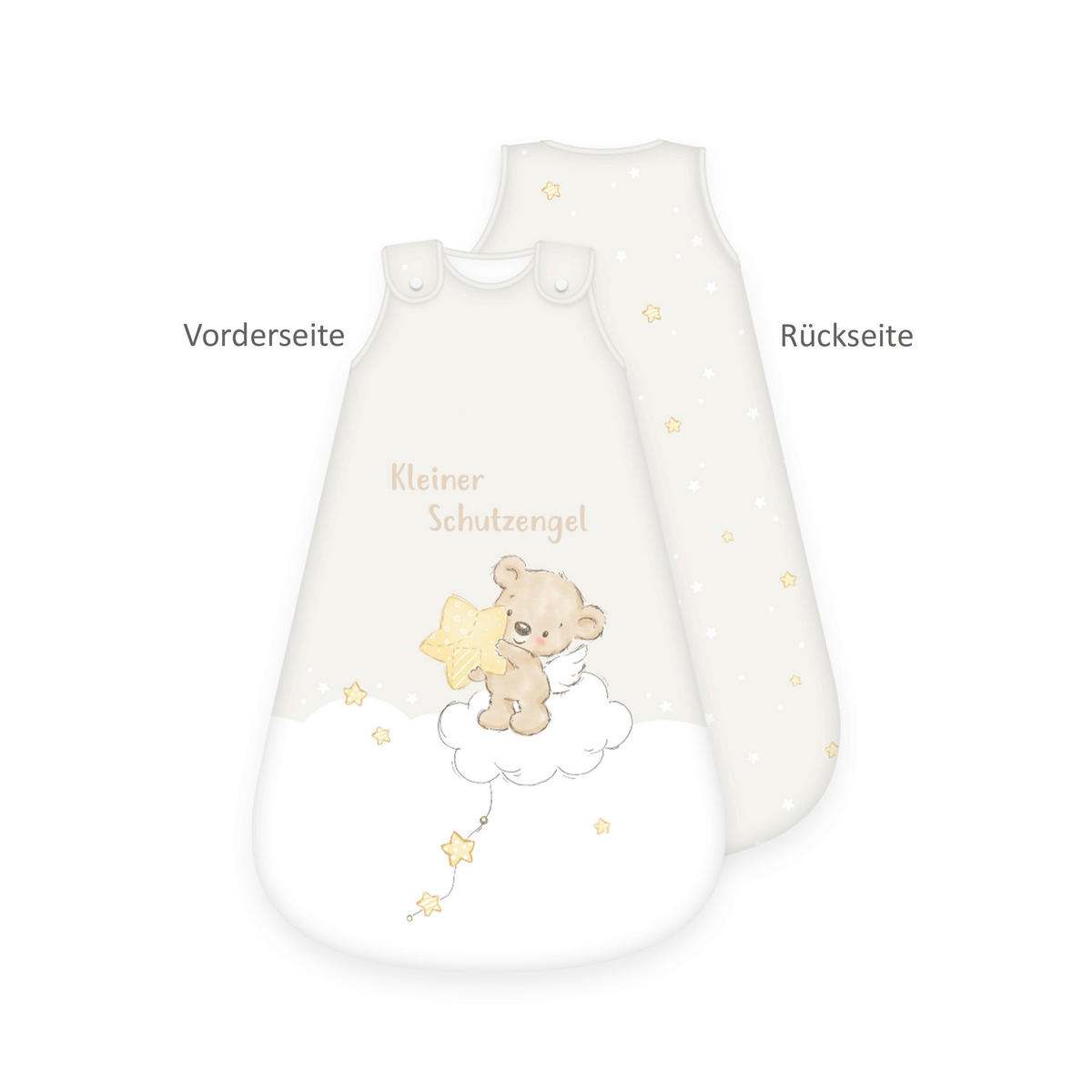 BABYSCHLAFSACK Kleiner Schutzengel  70/45 cm     - Weiß, Basics, Textil (70/45cm) - Herding