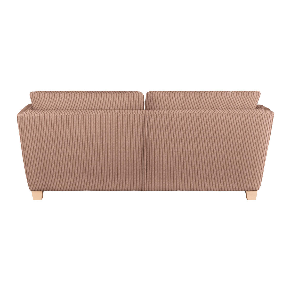 3-SITS SOFFA i manchester gammelrosa  - gammelrosa/naturfärgad, trä/textil (216/70-85/95cm) - MID.YOU