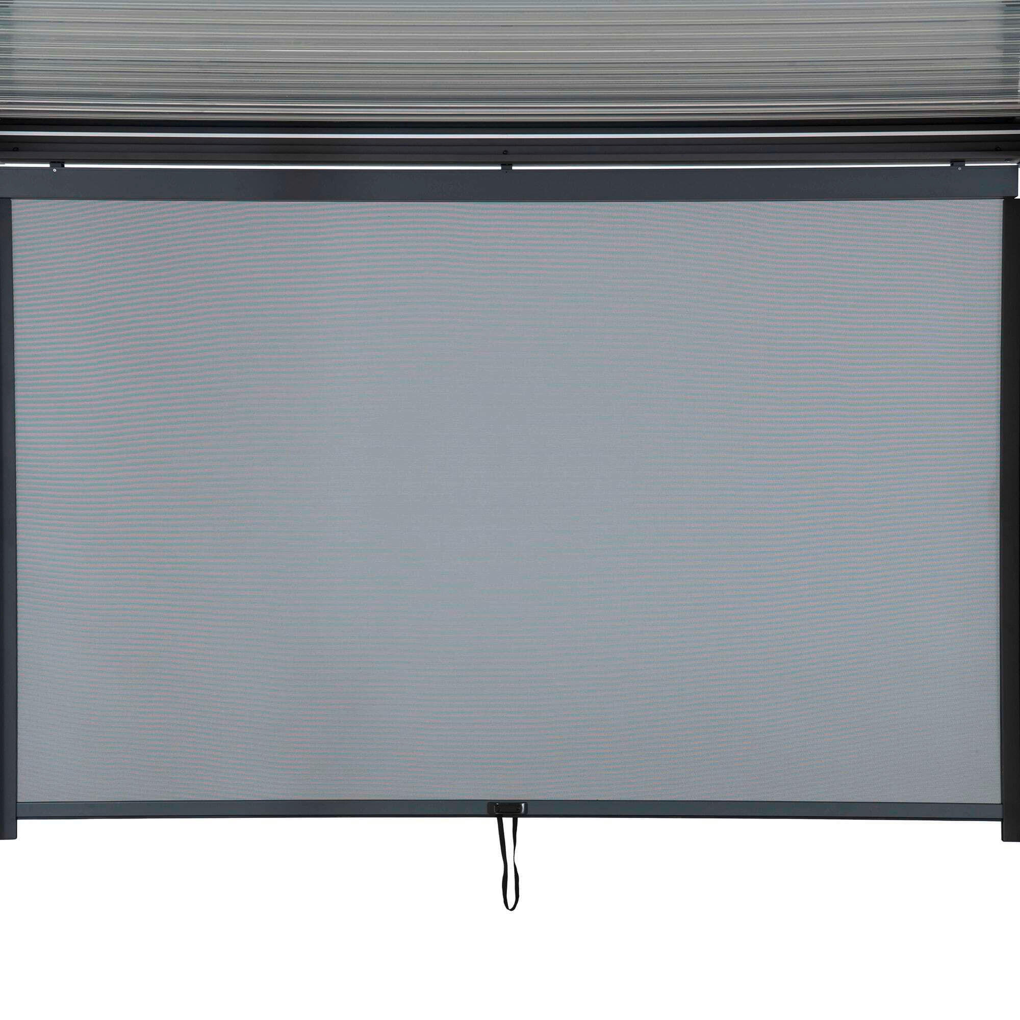 PAVILLON-ROLLO  - Grau, Basics, Textil/Metall (272/180cm) - Modante