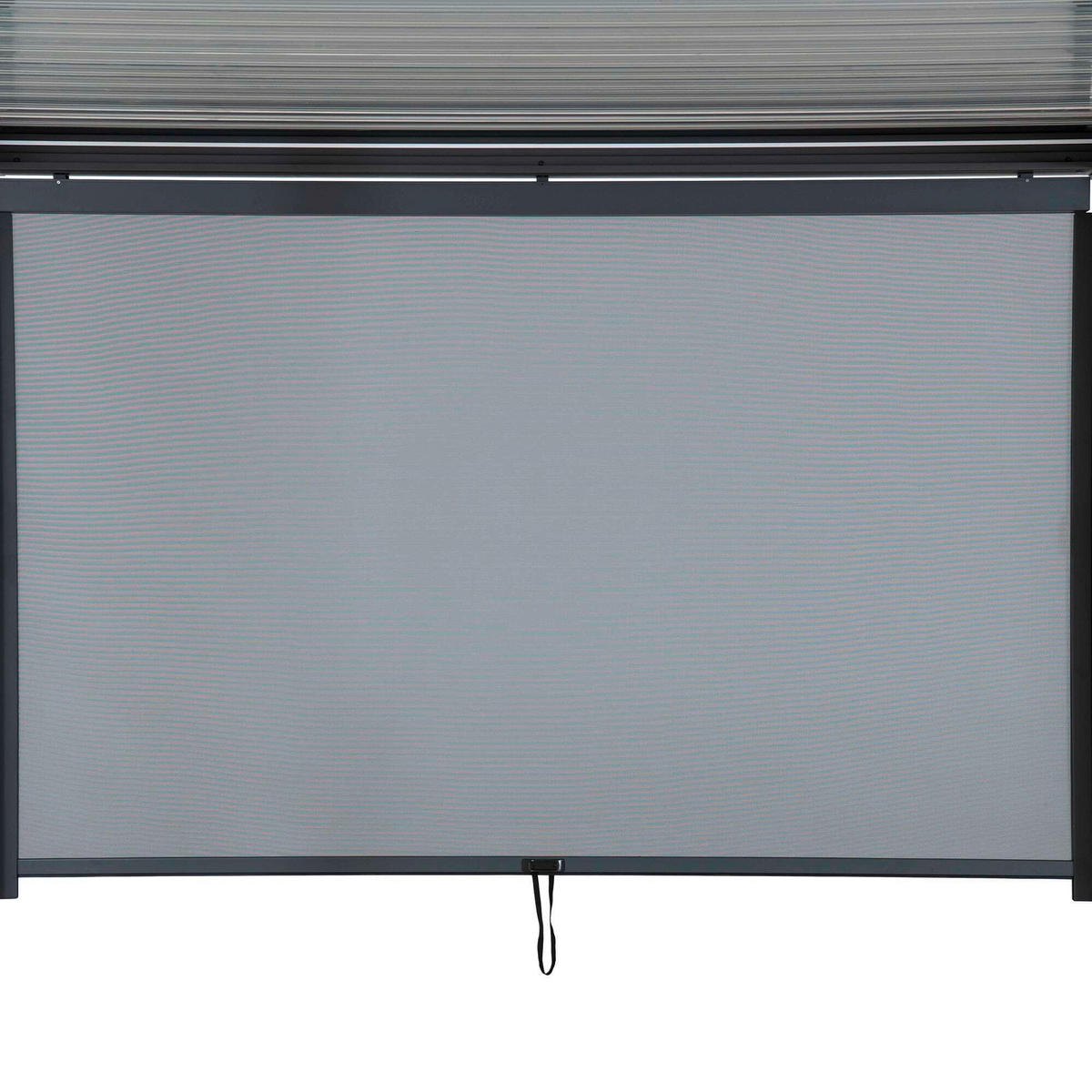 PAVILLON-ROLLO   - Grau, Basics, Textil/Metall (272/180cm) - Modante