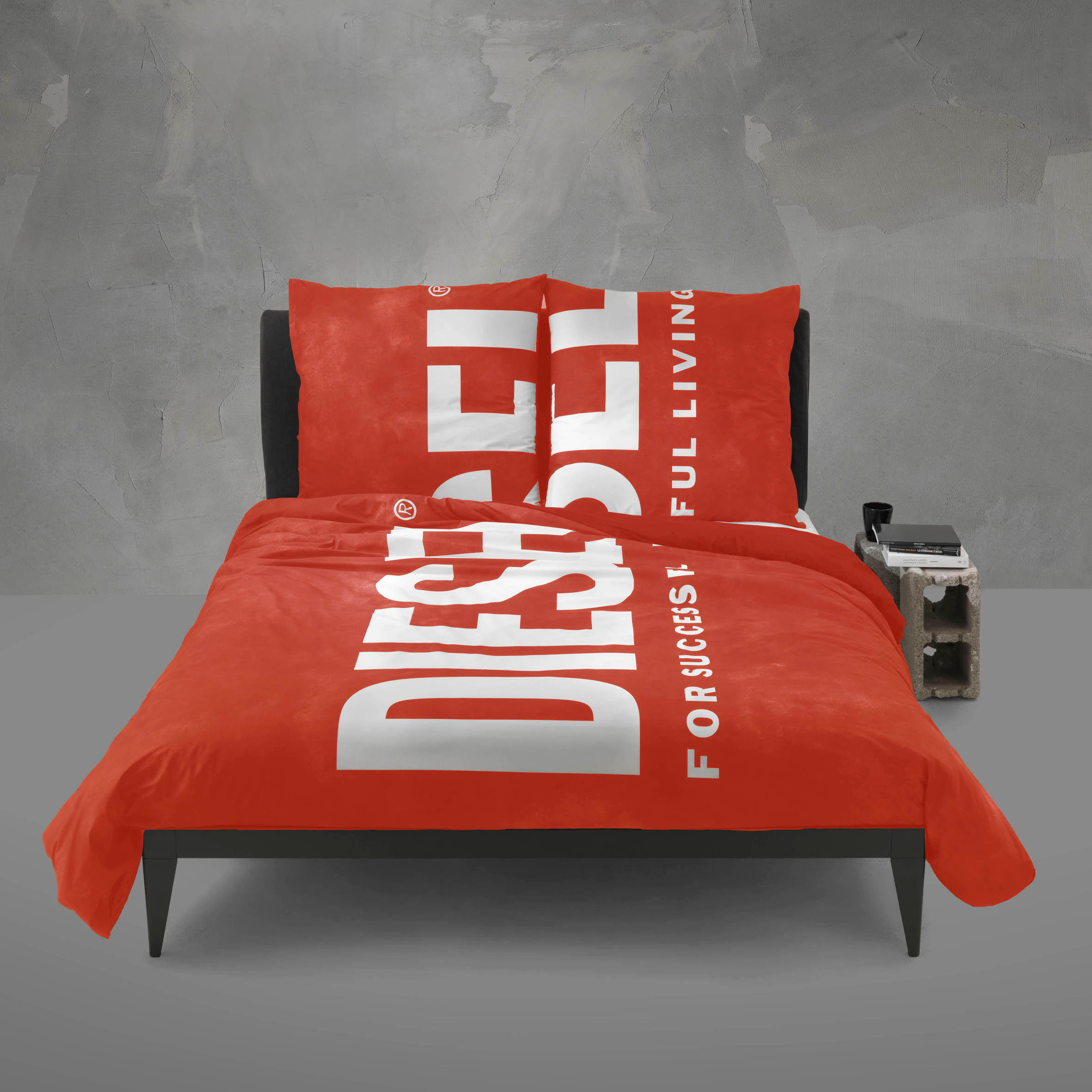 BETTWÄSCHE DIESEL Perkal 200/200 cm  - Rot, Basics, Textil (200/200cm) - Diesel