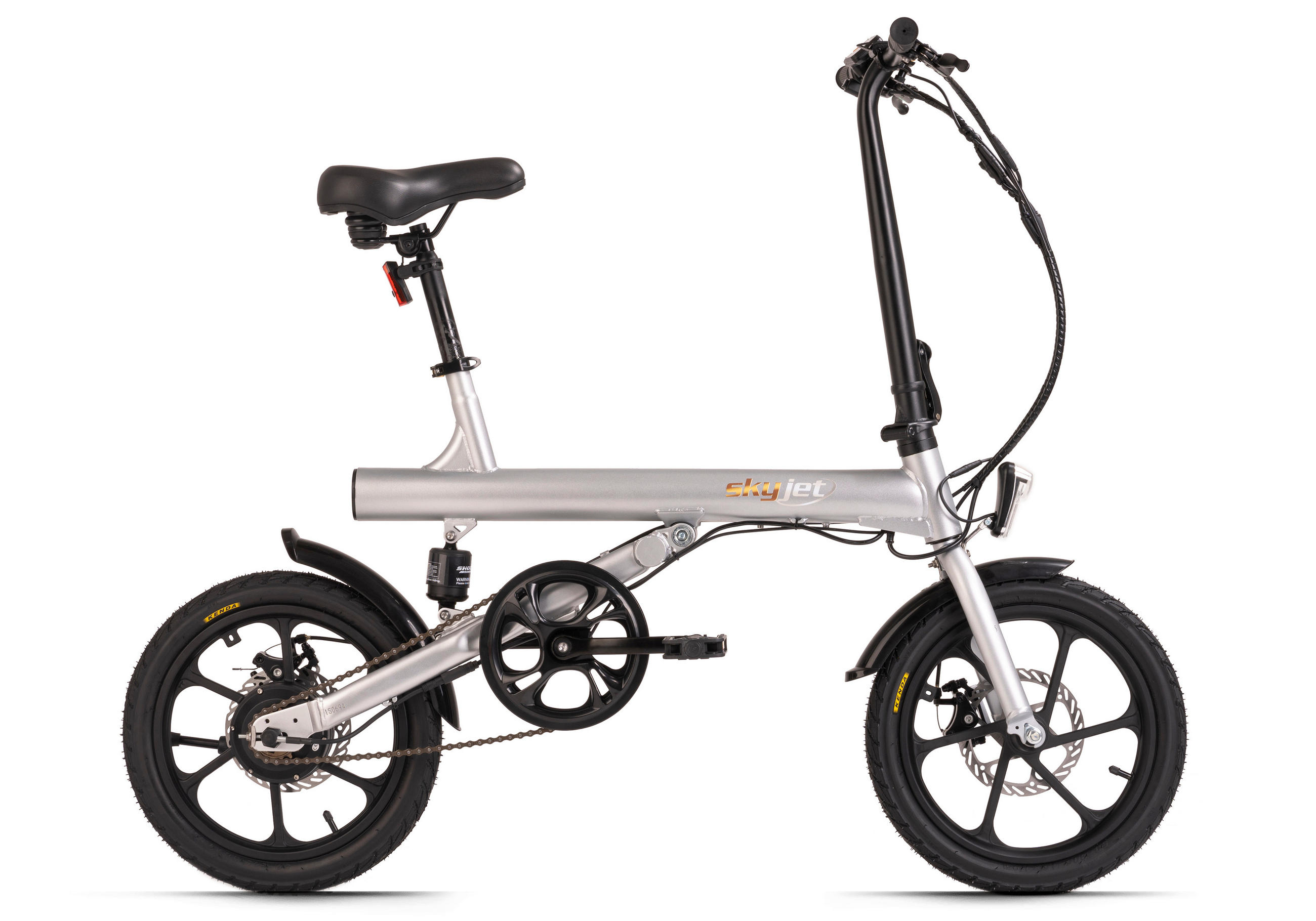 ELEKTROFAHRRAD - Silberfarben, Basics, Metall (180/70/100cm) - Atrigo