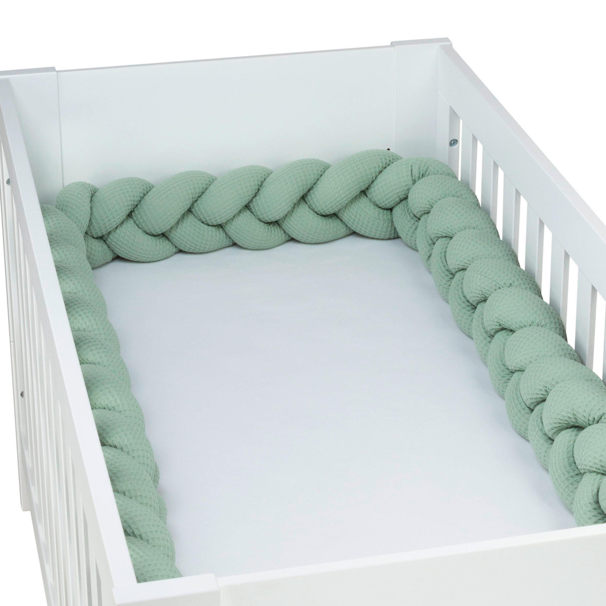 NESTCHENSCHLANGE  280/13/13 cm   - Jadegrün, Basics, Textil (280/13/13cm) - Babybay