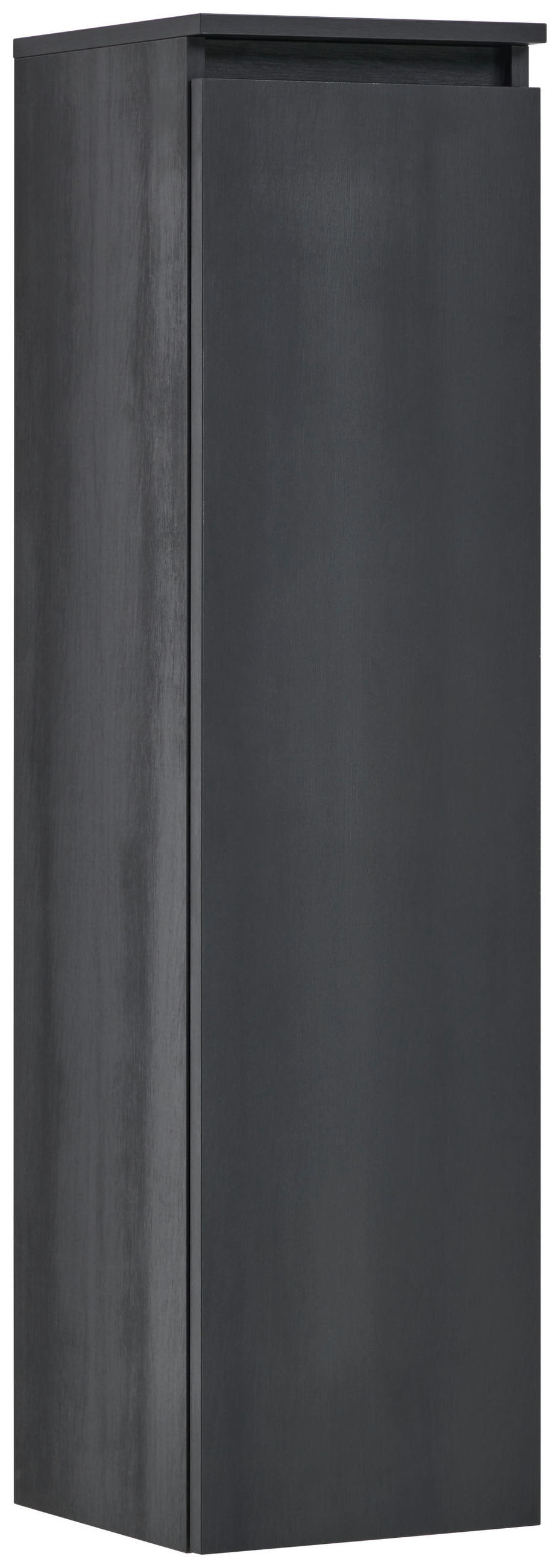 MIDISCHRANK 30,2/116,6/32,5 cm  - Schwarz, Design, Glas/Holzwerkstoff (30,2/116,6/32,5cm) - Novel