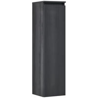 MIDISCHRANK 30,2/116,6/32,5 cm  - Schwarz, Design, Glas/Holzwerkstoff (30,2/116,6/32,5cm) - Novel