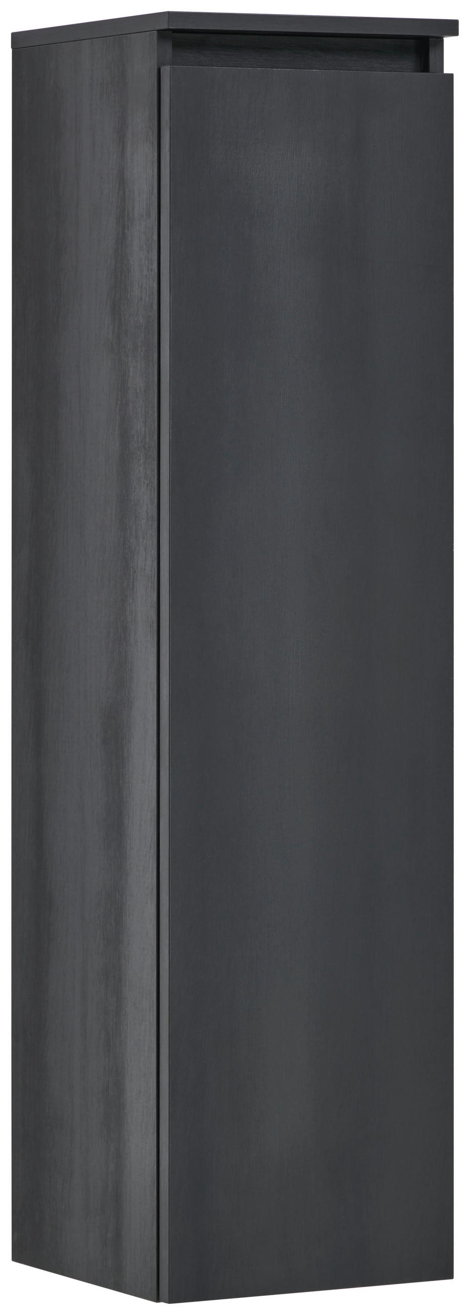 MIDISCHRANK 30,2/116,6/32,5 cm  - Schwarz, Design, Glas/Holzwerkstoff (30,2/116,6/32,5cm) - Novel