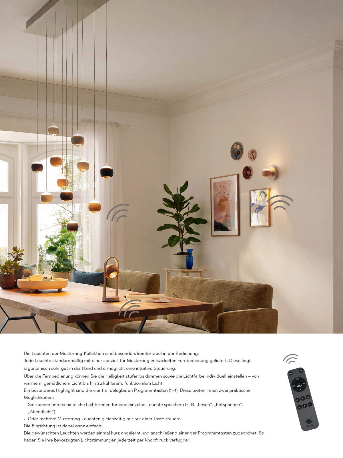 LED-WANDLEUCHTE Musterring 14,5/15,0 cm   - Anthrazit/Grau, KONVENTIONELL, Metall (14,5/15,0cm) - Musterring