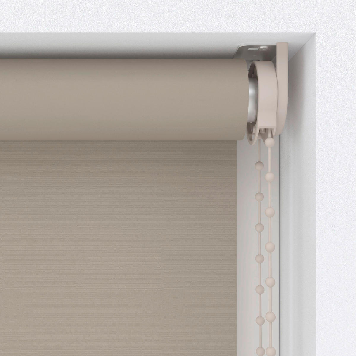 VERDUNKELUNGSROLLO  - Creme, Basics, Textil (40/190cm)