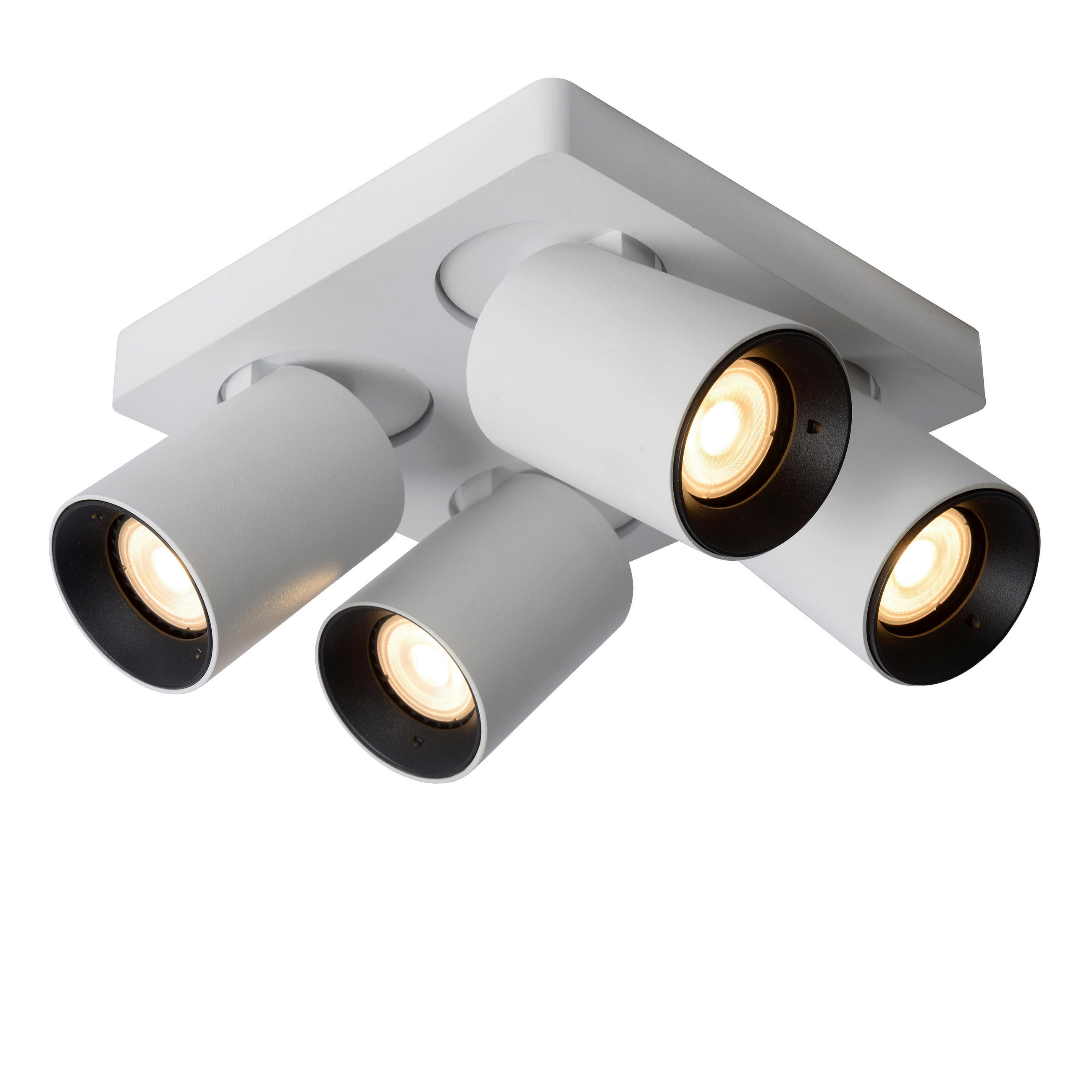 LED-STRAHLER Nigel 20/20/11.5 cm   - Weiß, KONVENTIONELL, Metall (20/20/11.5cm) - Lucide