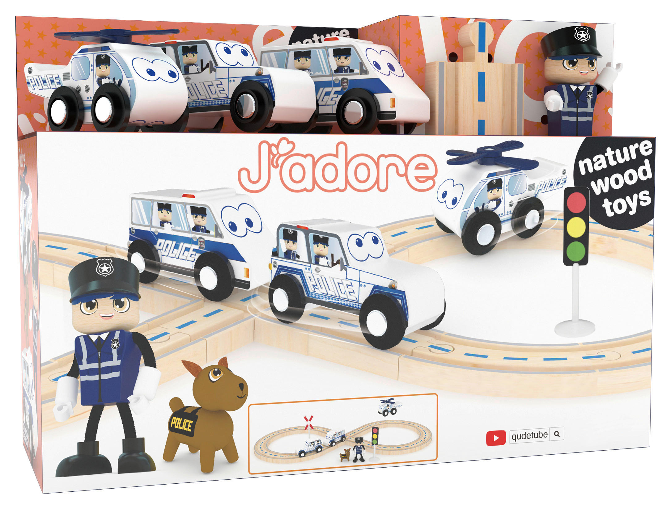 SPIELZUG - Multicolor, Basics, Holz/Kunststoff