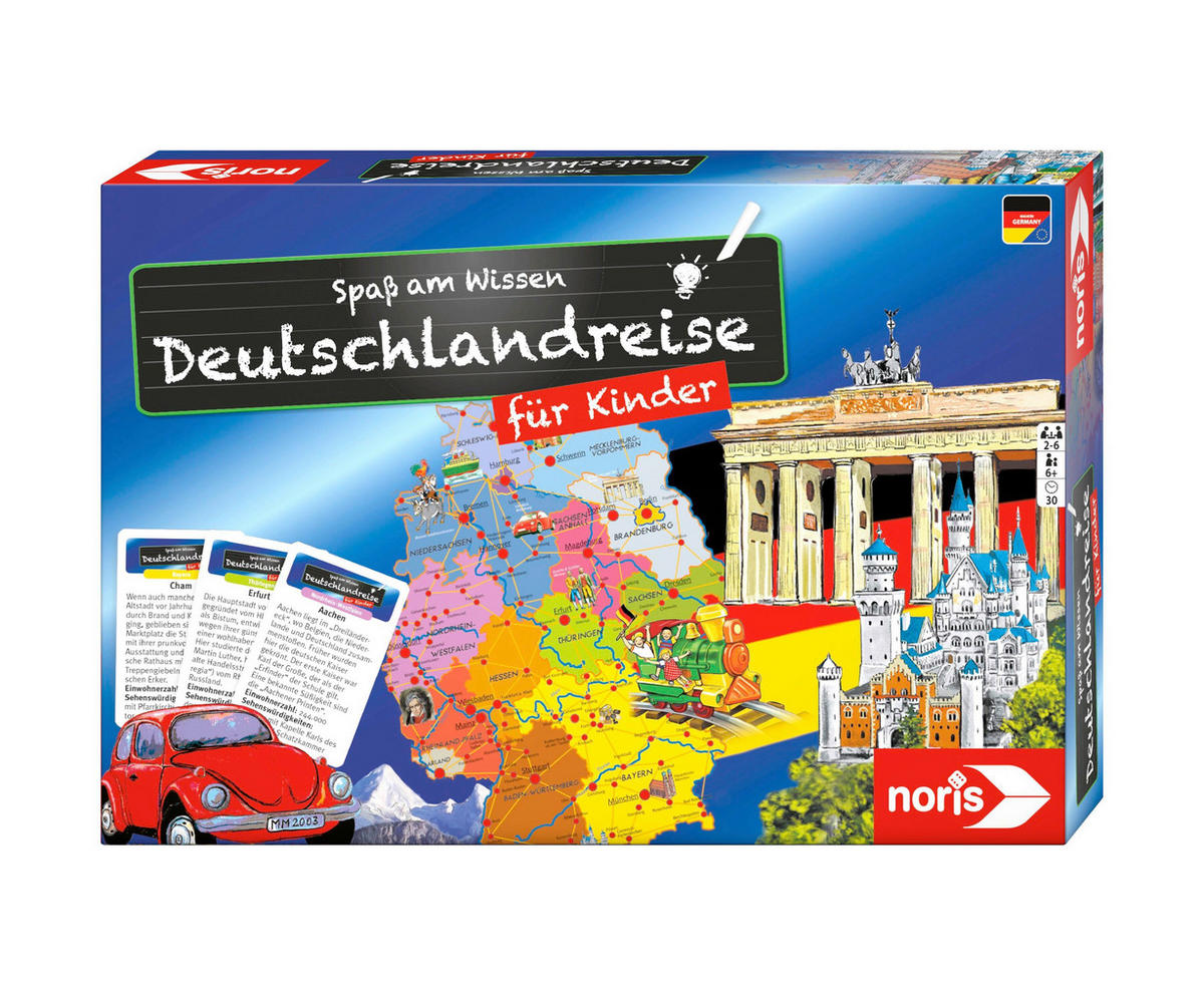 LERNSPIEL Deutschlandreise für Kinder  - Multicolor, Basics, Karton/Kunststoff (5,3/34,2/23,5cm) - Simba