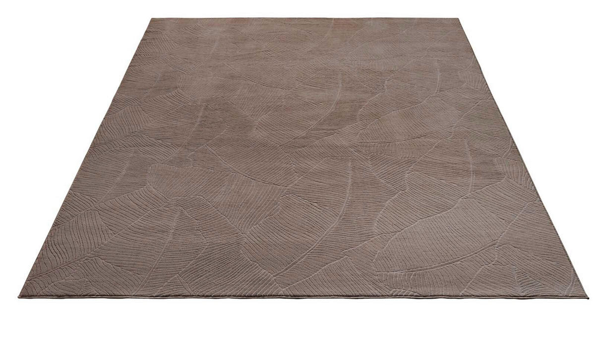 HOCHFLORTEPPICH 120/170 cm Stilo Taupe  - Taupe, Design, Textil (120/170cm) - Novel