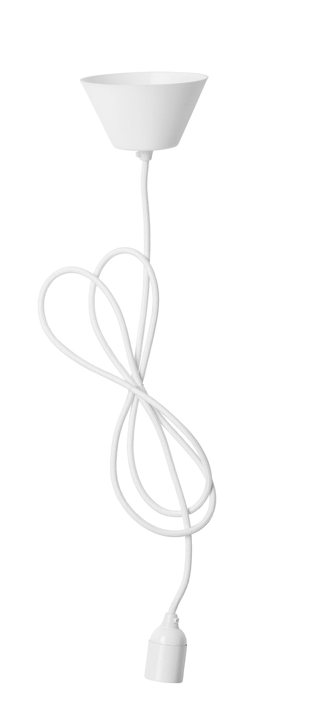 UPPHÄNGNINGSANORDNING  i vit  - vit, Basics, textil/plast (210cm)