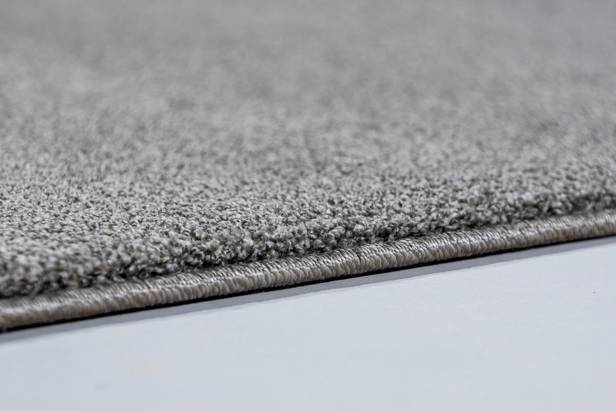 HOCHFLORTEPPICH 133/190 cm Pure Silberfarben  - Silberfarben, KONVENTIONELL, Textil (133/190cm) - Schöner Wohnen