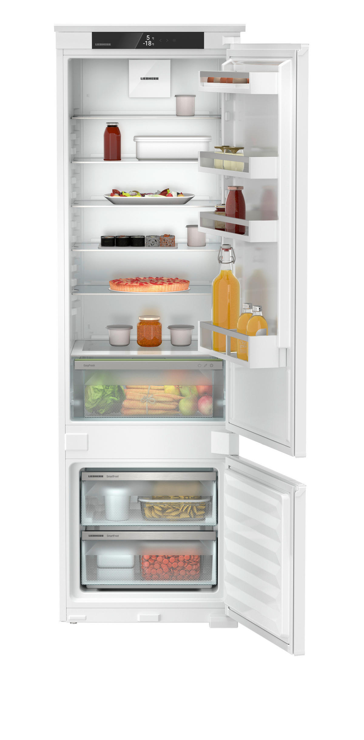 KÜHL-GEFRIER-KOMBINATION ICSD5102  - Weiß, Basics, Metall (54,1/177/54,5cm) - Liebherr