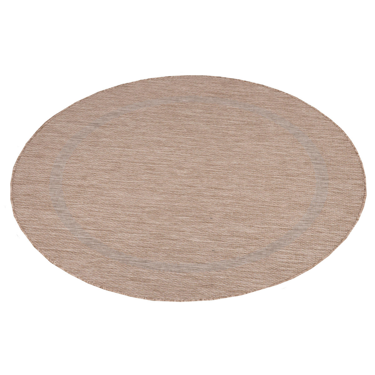 FLACHWEBETEPPICH 120/120 cm Relax Beige  - Beige, Basics, Textil (120/120cm) - Novel