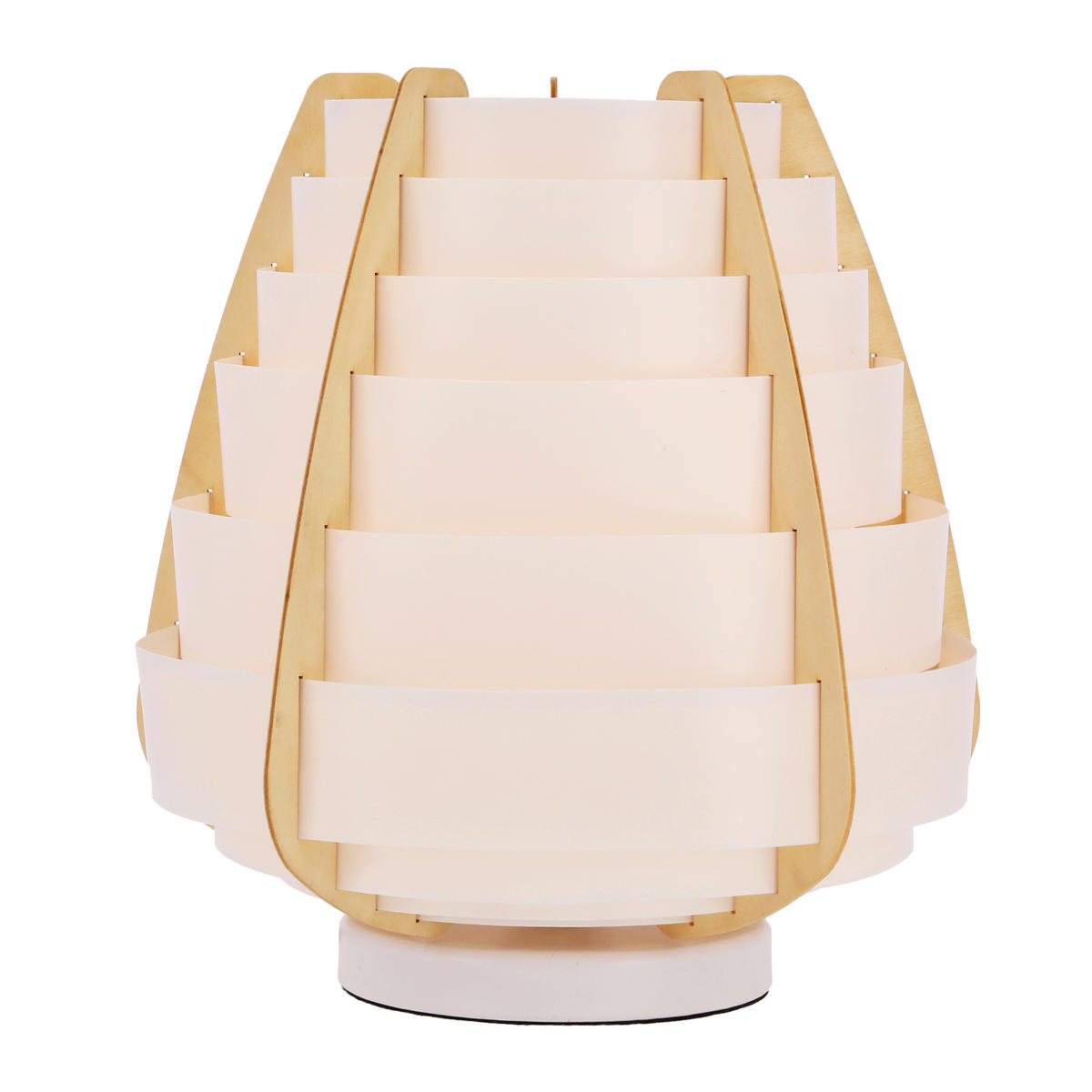 BORDSLAMPA Nagoja 27/27/27 cm   - beige/guldfärgad, Klassisk, metall/textil (27/27/27cm)