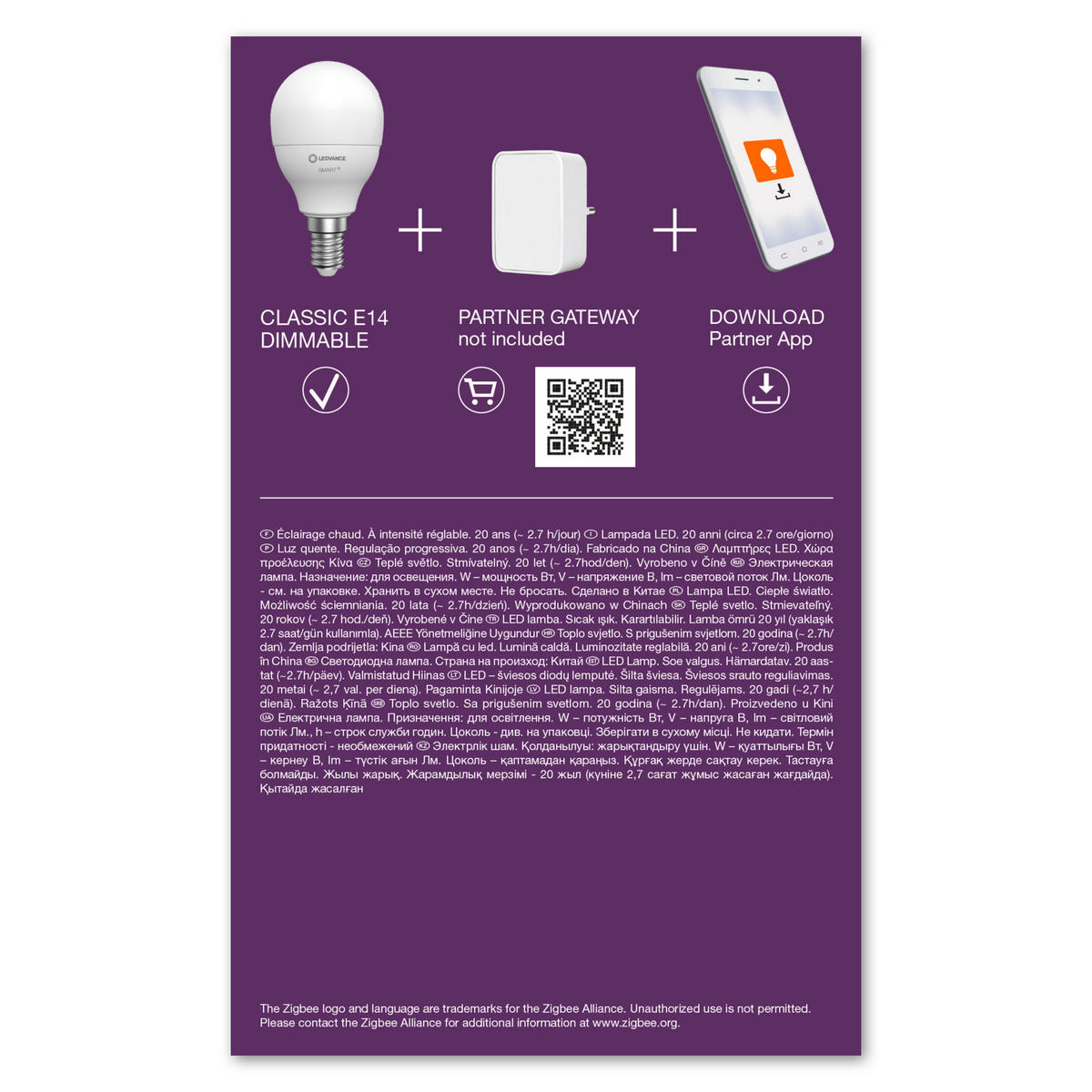 LED-LEUCHTMITTEL   E14 5 W 470 lm  - Weiß, Basics, Kunststoff (4/7,8cm) - Ledvance