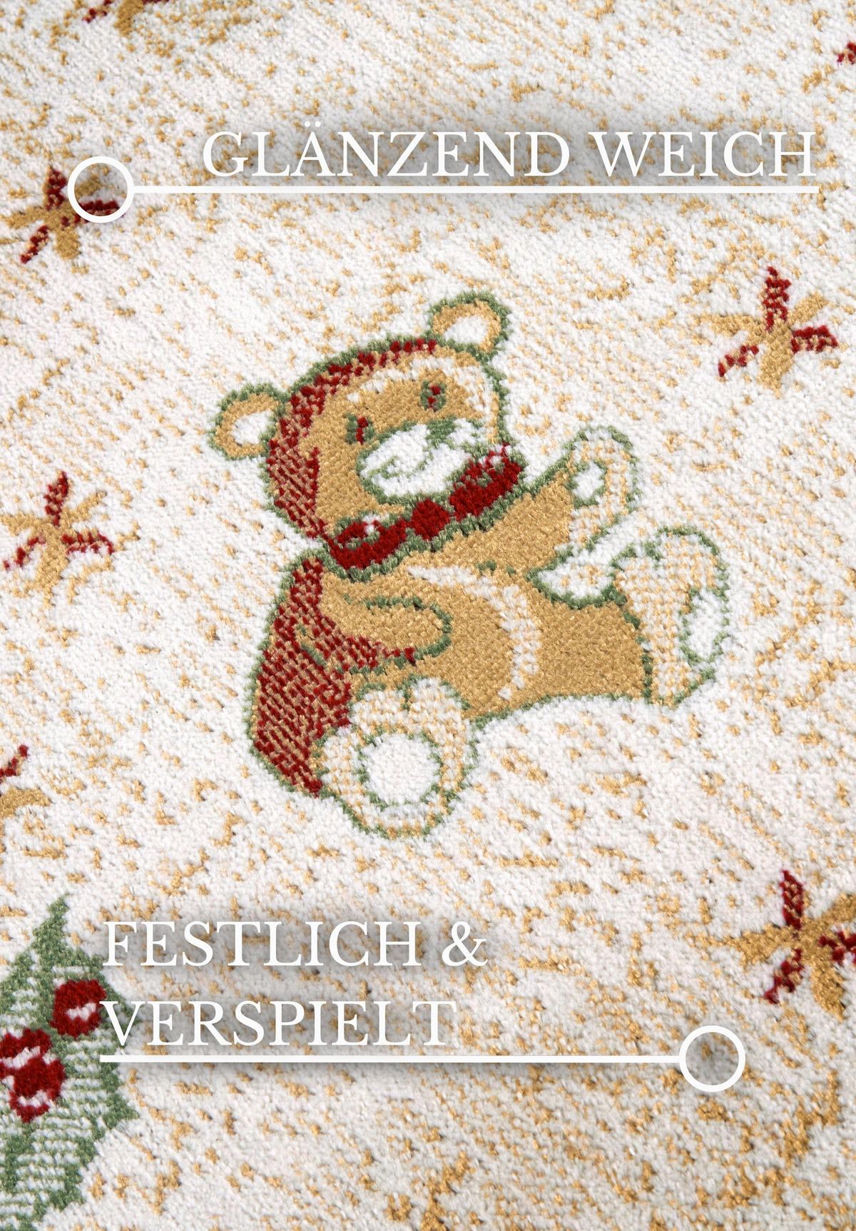 VINTAGE-TEPPICH 200 cm Toy's Delight Nostalgic Shine Weihnachten  - Multicolor, Design, Kunststoff/Textil (200cm) - Villeroy & Boch