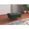 HOCKER Flachgewebe Grün  - Schwarz/Grün, KONVENTIONELL, Textil/Metall (102/47/69cm) - Sit & More