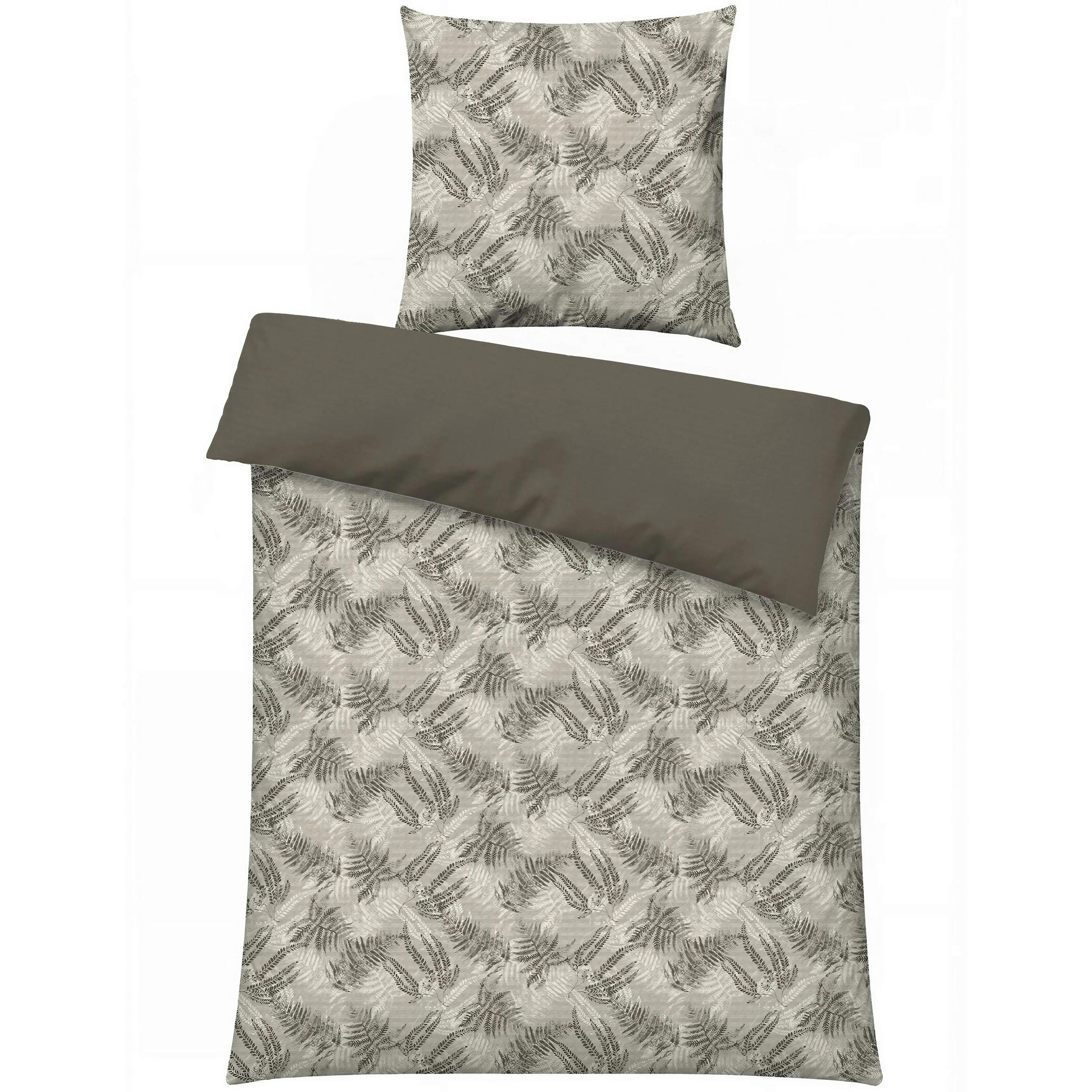 BETTWÄSCHE 155/220 cm  - Smaragdgrün, Basics, Textil (155/220cm)