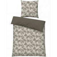 BETTWÄSCHE 155/220 cm  - Smaragdgrün, Basics, Textil (155/220cm)