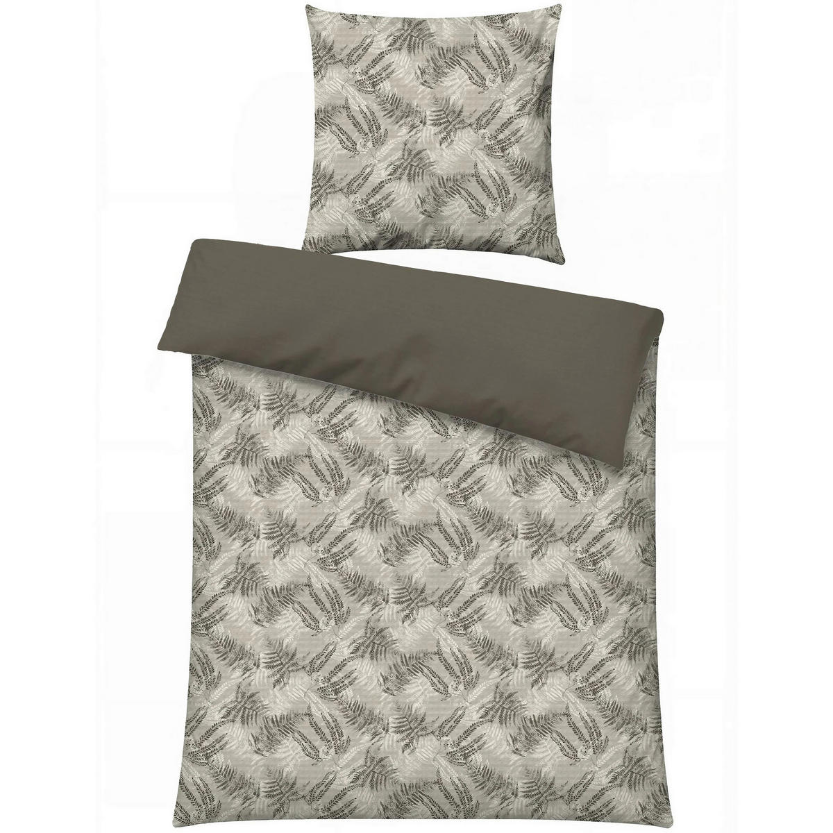 BETTWÄSCHE 155/220 cm  - Smaragdgrün, Basics, Textil (155/220cm)