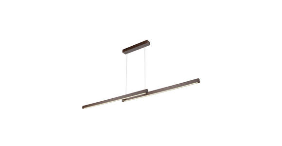 LED-HÄNGELEUCHTE 150/110/10 cm - Braun, LIFESTYLE, Holz/Kunststoff (150/110/10cm) - Dieter Knoll