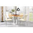 STUHL Creme, Edelstahlfarben - Edelstahlfarben/Creme, Design, Textil/Metall (43/92/58cm) - VALDERA
