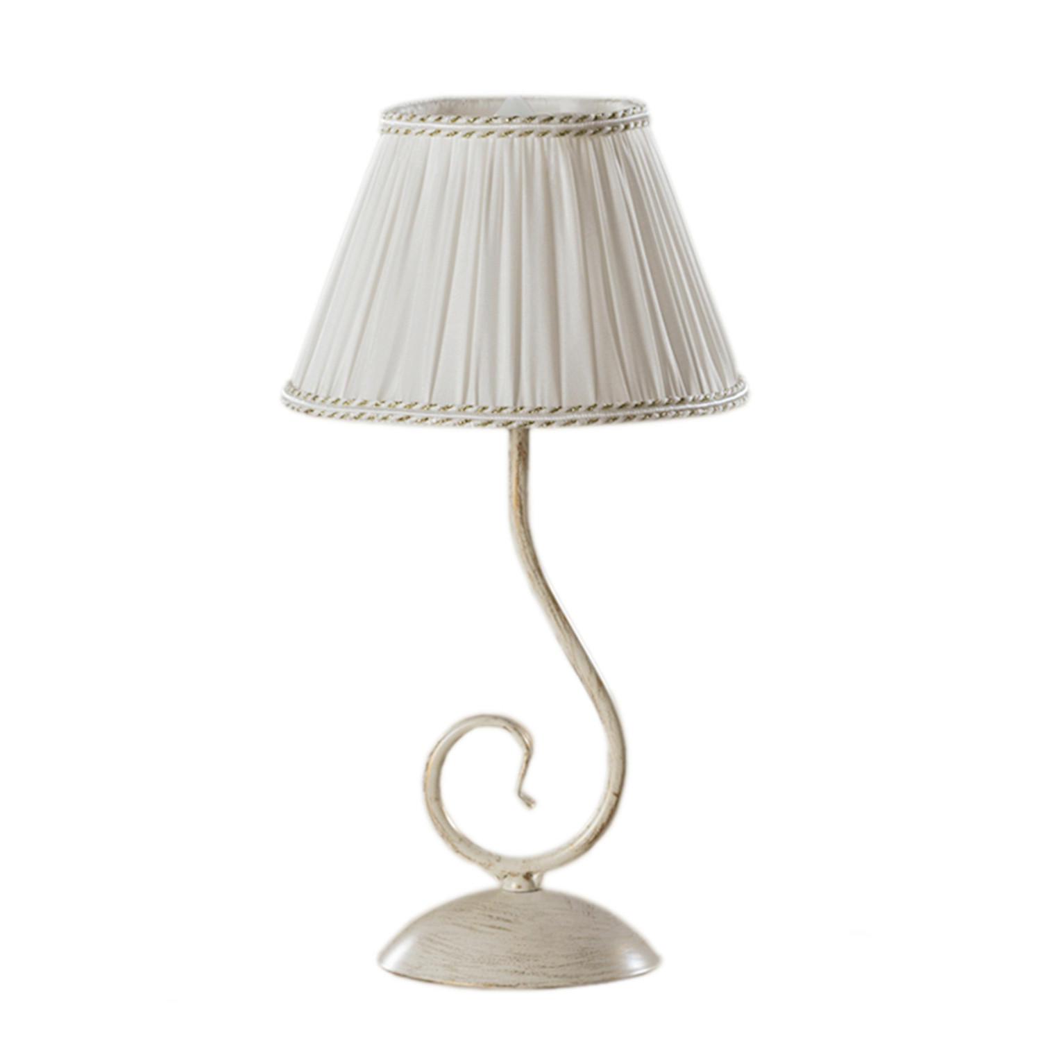 TISCHLEUCHTE Vivienne 20/20/40 cm  - Perlmutt/Cappuccino, KONVENTIONELL, Kunststoff/Textil (20/20/40cm)