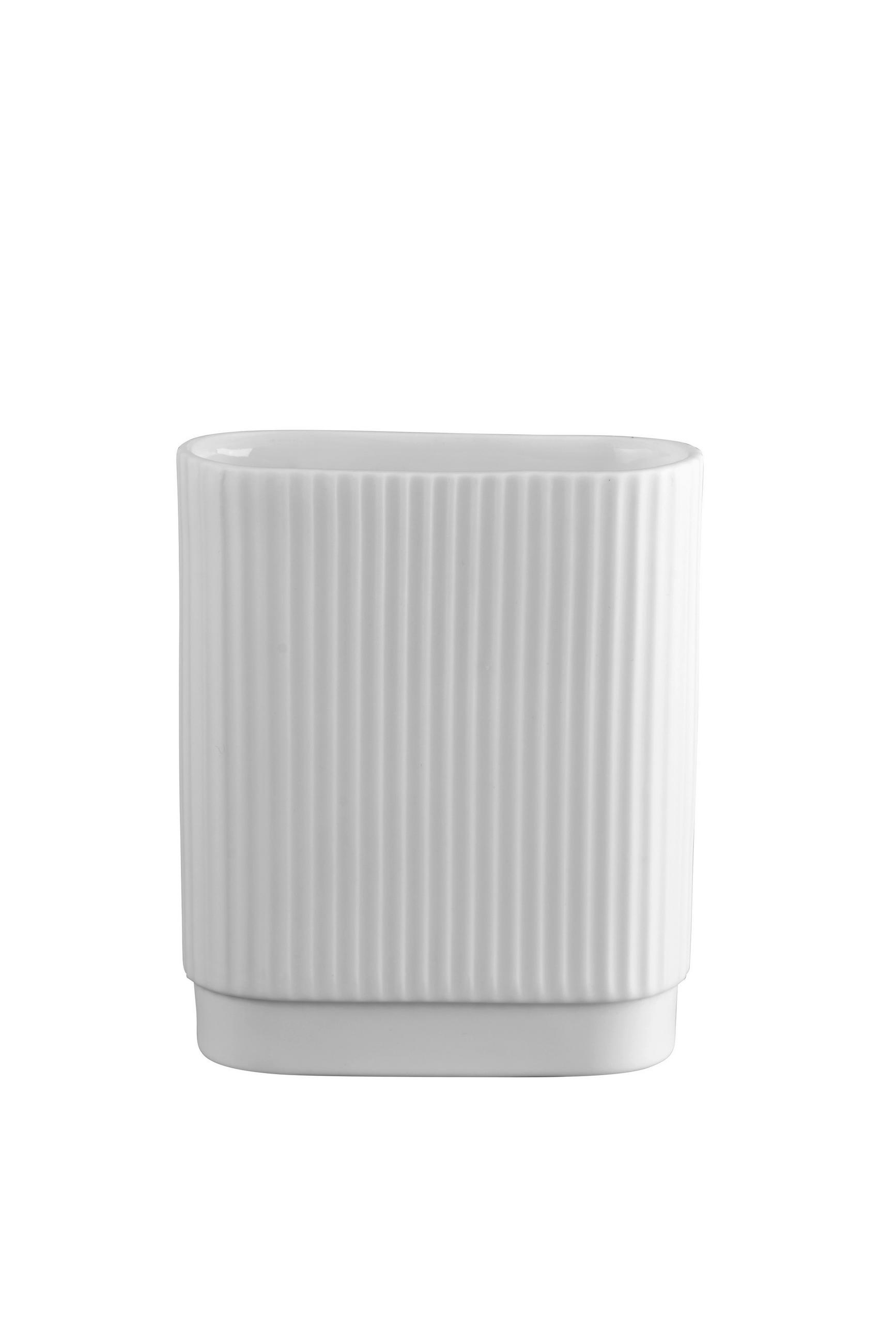 VASE 11 cm  - Weiß, Basics, Keramik (4/10/11cm) - ASA