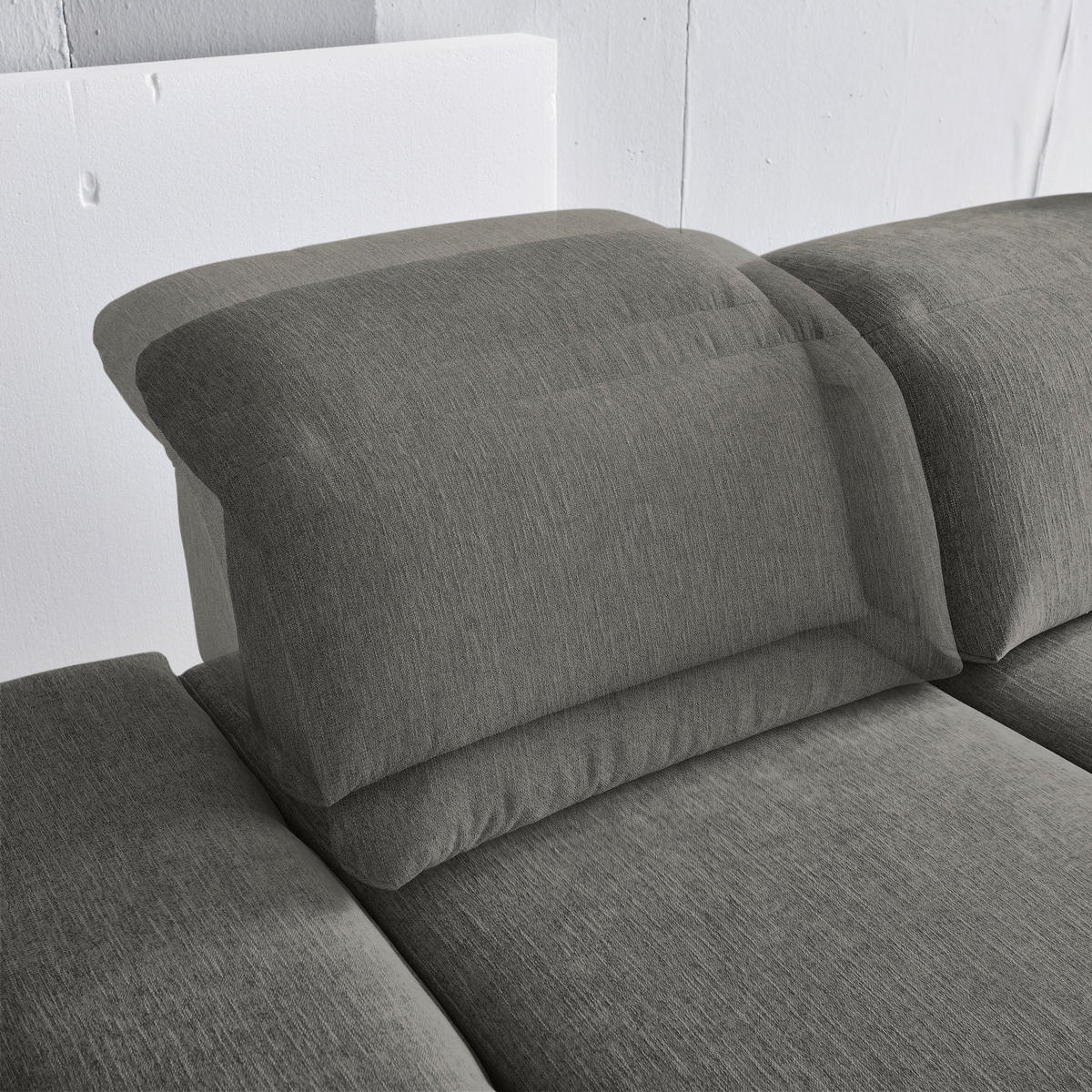 HÖRNSOFFA i vävt tyg mörkgrå  - mörkgrå/svart, Design, metall/textil (289/180cm) - MID.YOU