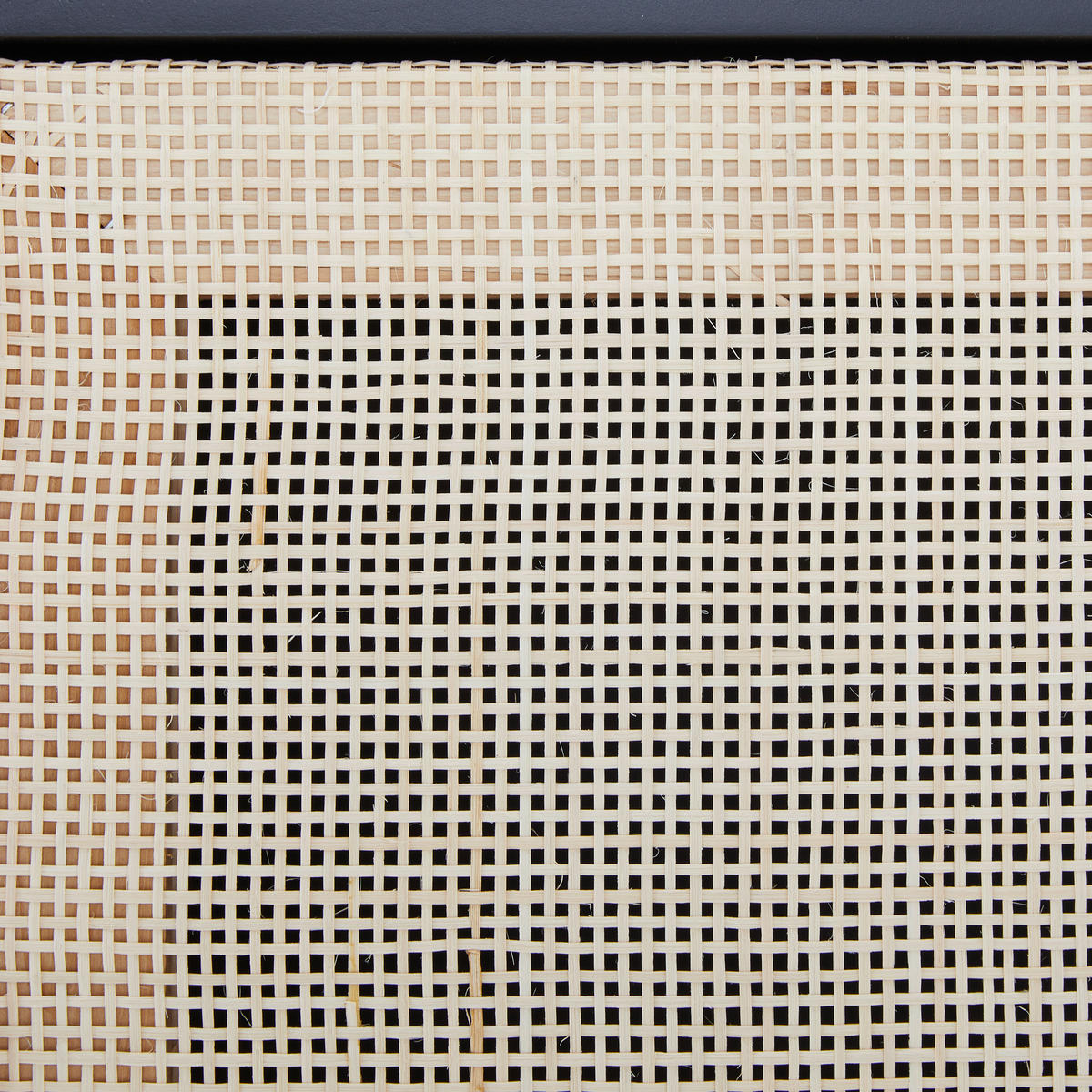 NÍZKÁ KOMODA, ratan, přírodní barvy, černá, 140/62/38 cm - černá/přírodní barvy, Design, kov/dřevo (140/62/38cm) - MID.YOU