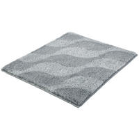 BADTEPPICH Dunkelgrau 55/65 cm  - Dunkelgrau, Design, Kunststoff/Textil (55/65cm) - Kleine Wolke