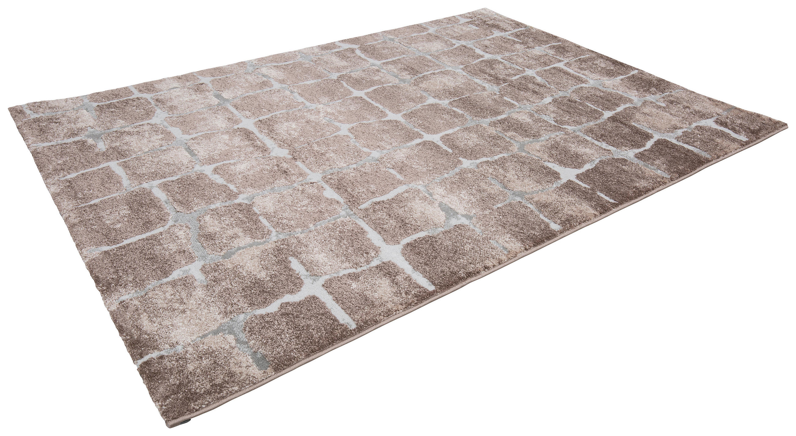 TEPIH NISKOG TKANJA   bež  Bergamo  - bež, Design, tekstil (160/230cm) - Boxxx
